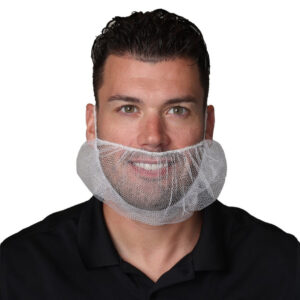 White Nylon Beard Cover