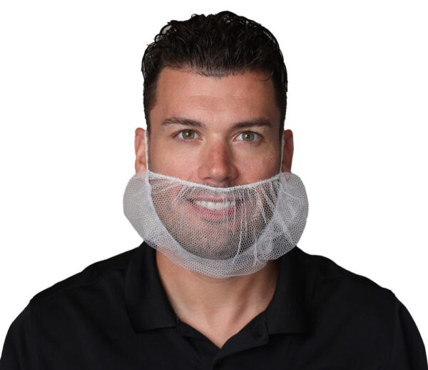 White Nylon Beard Cover