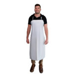 White Vinyl Apron