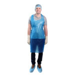 Blue Heavyweight Polyethylene Apron