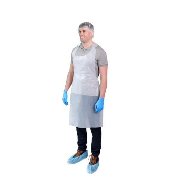 White Polyethylene Apron