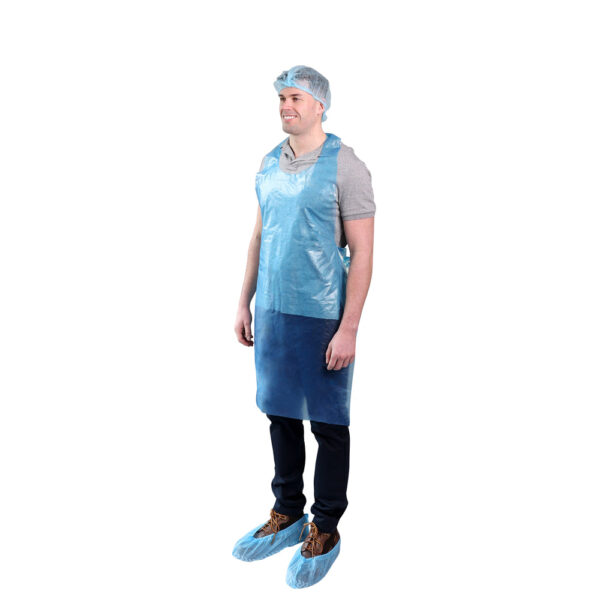 Blue Polyethylene Apron