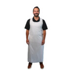 White Vinyl Apron