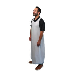 White Vinyl Apron